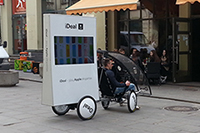 Promobike with LCD screen