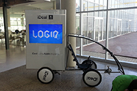 Digital Promobike with plasma TV, Advertising bike